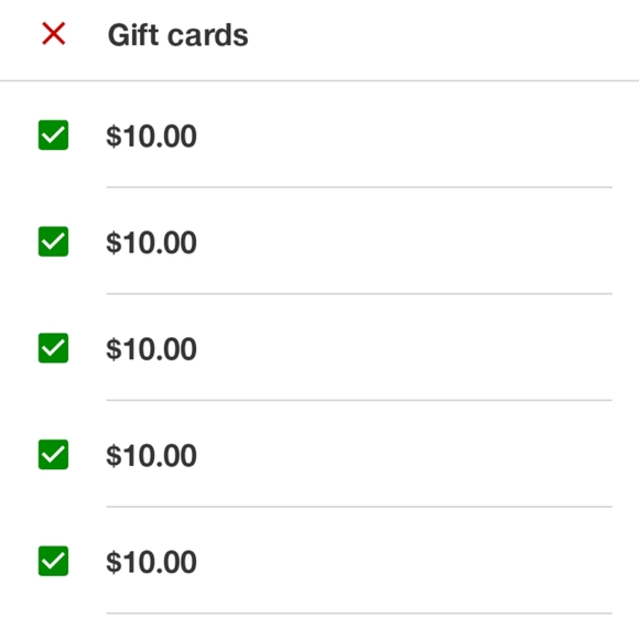 50 dollar target account with 50 dollars on it - Picture 1 of 1